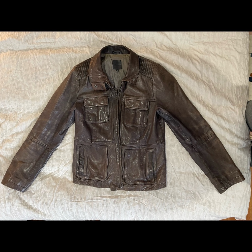 Gap Medium Leather Jacket